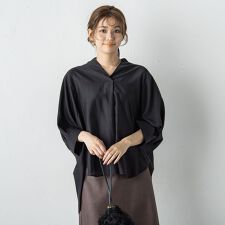 セミシアースキッパーブラウス≪洗濯機で洗える≫