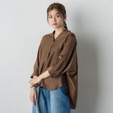 セミシアースキッパーブラウス≪洗濯機で洗える≫