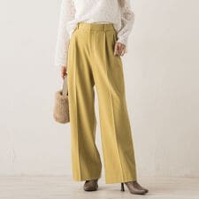 ドロワットロートレアモン(Droite lautreamont)の両面起毛ストレッチパンツ≪洗濯機で洗える≫