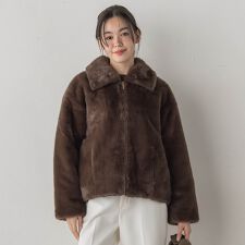 WEB限定】フェイクファーコート | ドロワットロートレアモン(Droite 