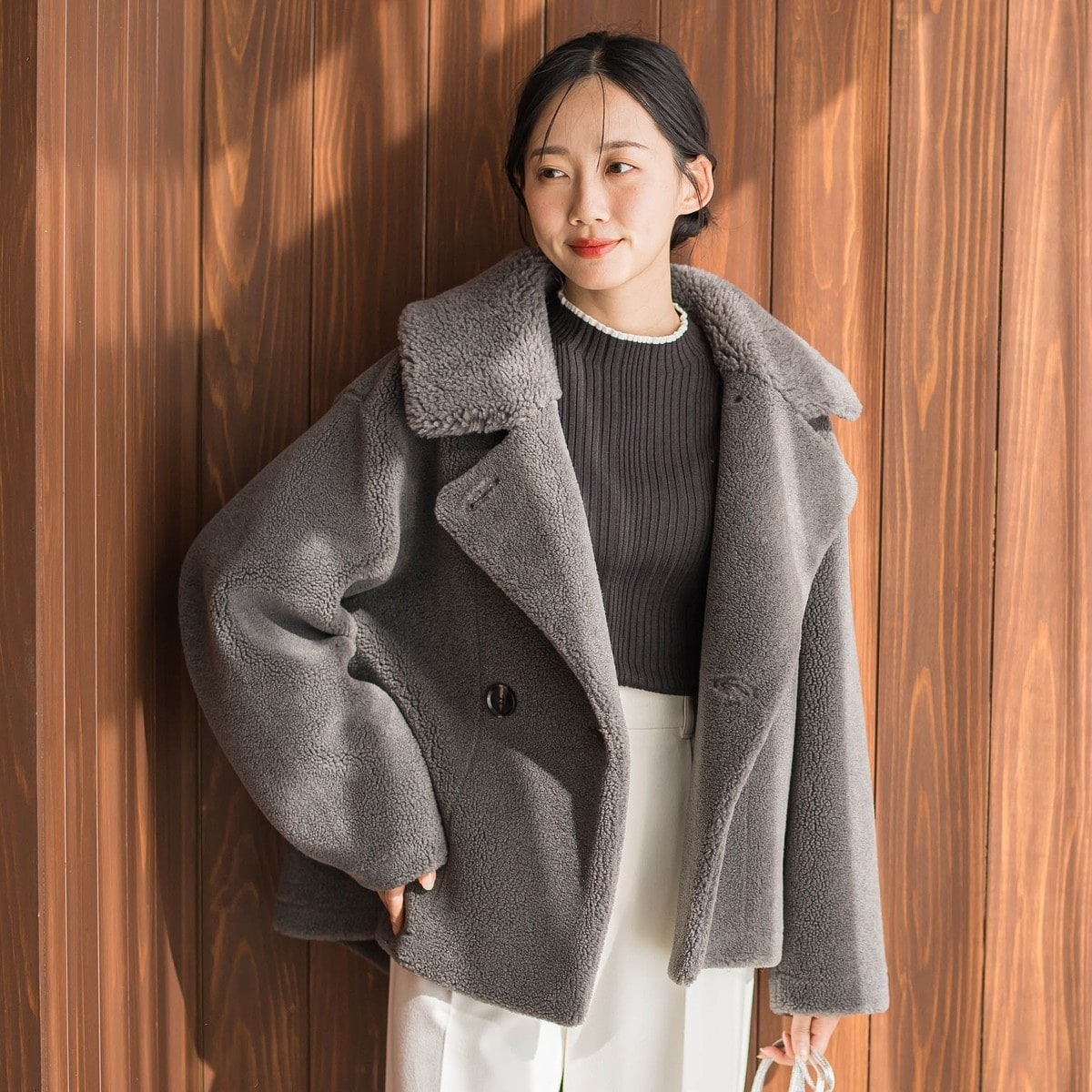 パイルウールダッフルコート | スピック＆スパン(Spick and Span