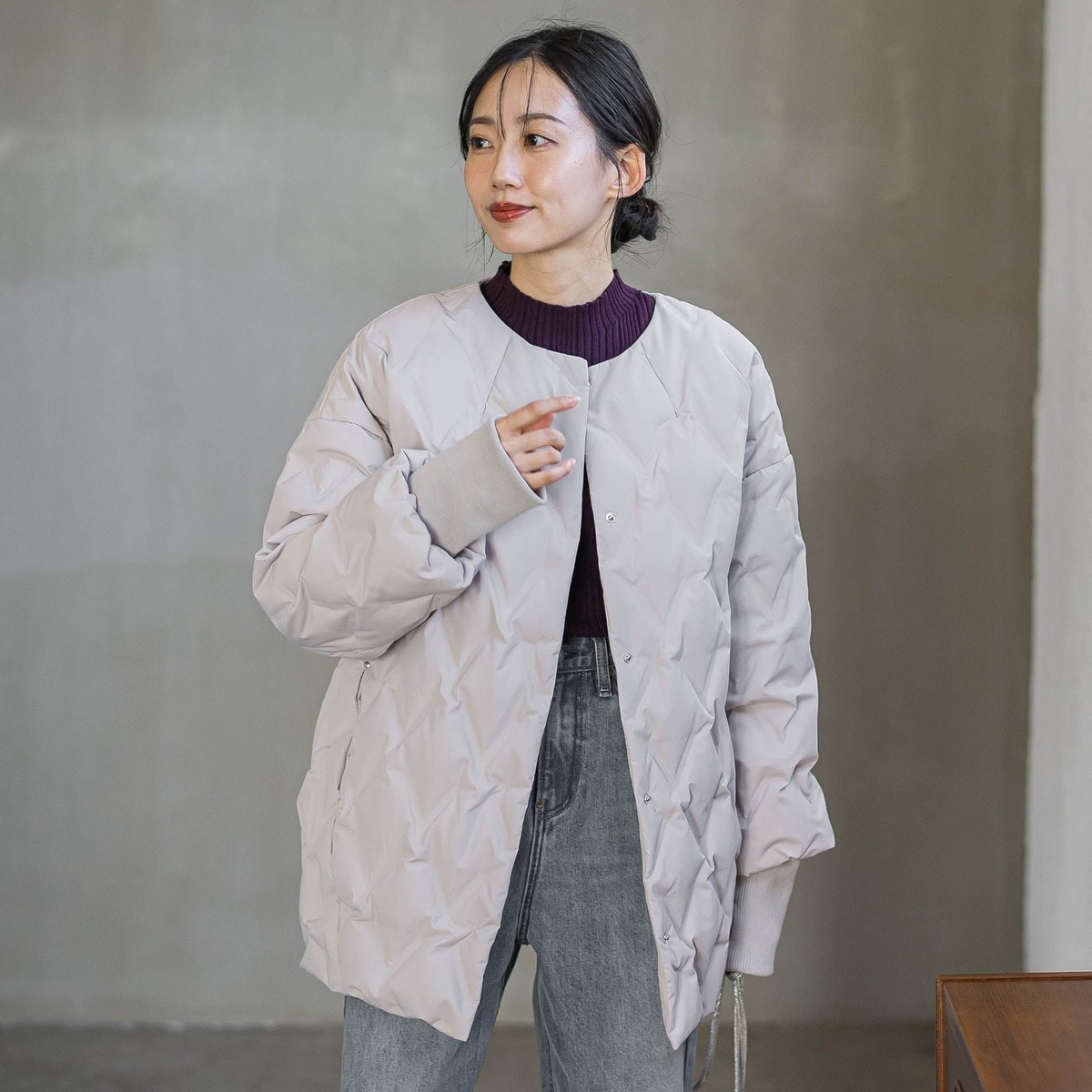 ステッチレスダウンコート | ドロワットロートレアモン(Droite