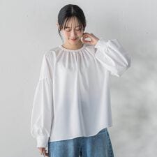 ブレードブラウス≪洗濯機で洗える≫