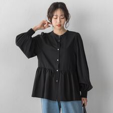 2WAYシアーペプラムシャツ | ドロワットロートレアモン(Droite 