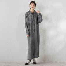 テンセルデニムワンピース