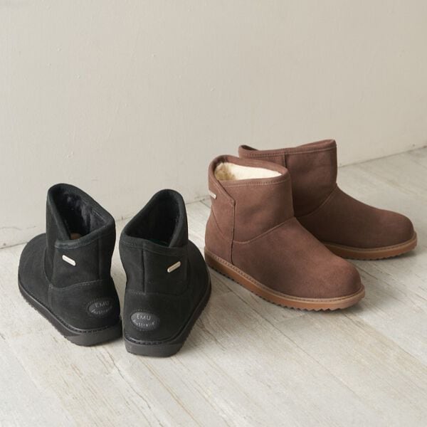 ムートン ブーツ・スリッポン