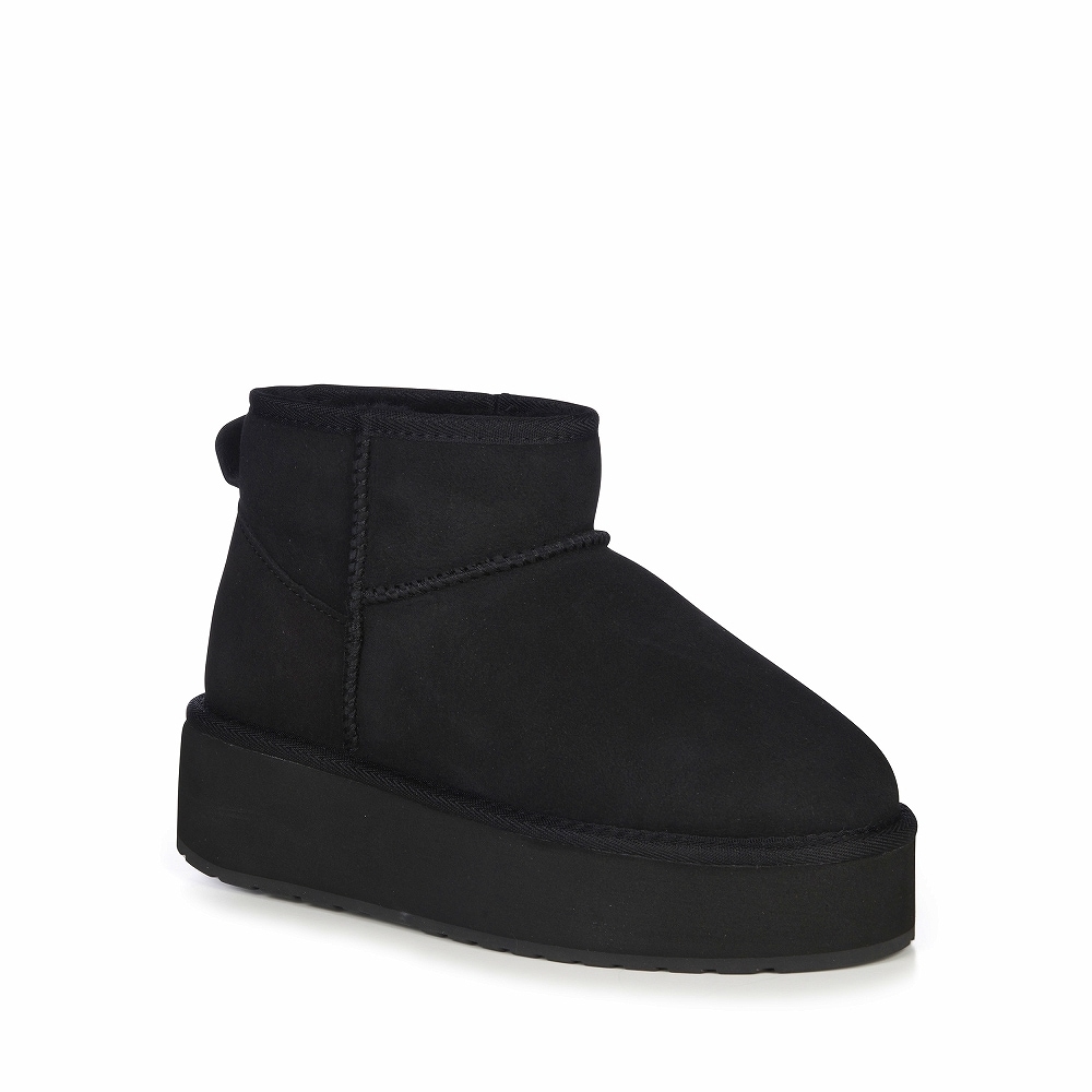 EMU】エミュ Stinger Micro Flatform 厚底ムートンブーツ