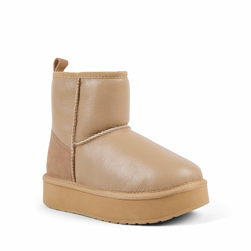 [}C]yEMUzG~ 25H~V Stinger Mini Flatform Leather/G~I[XgAiEMU Australiaj Cgx[W