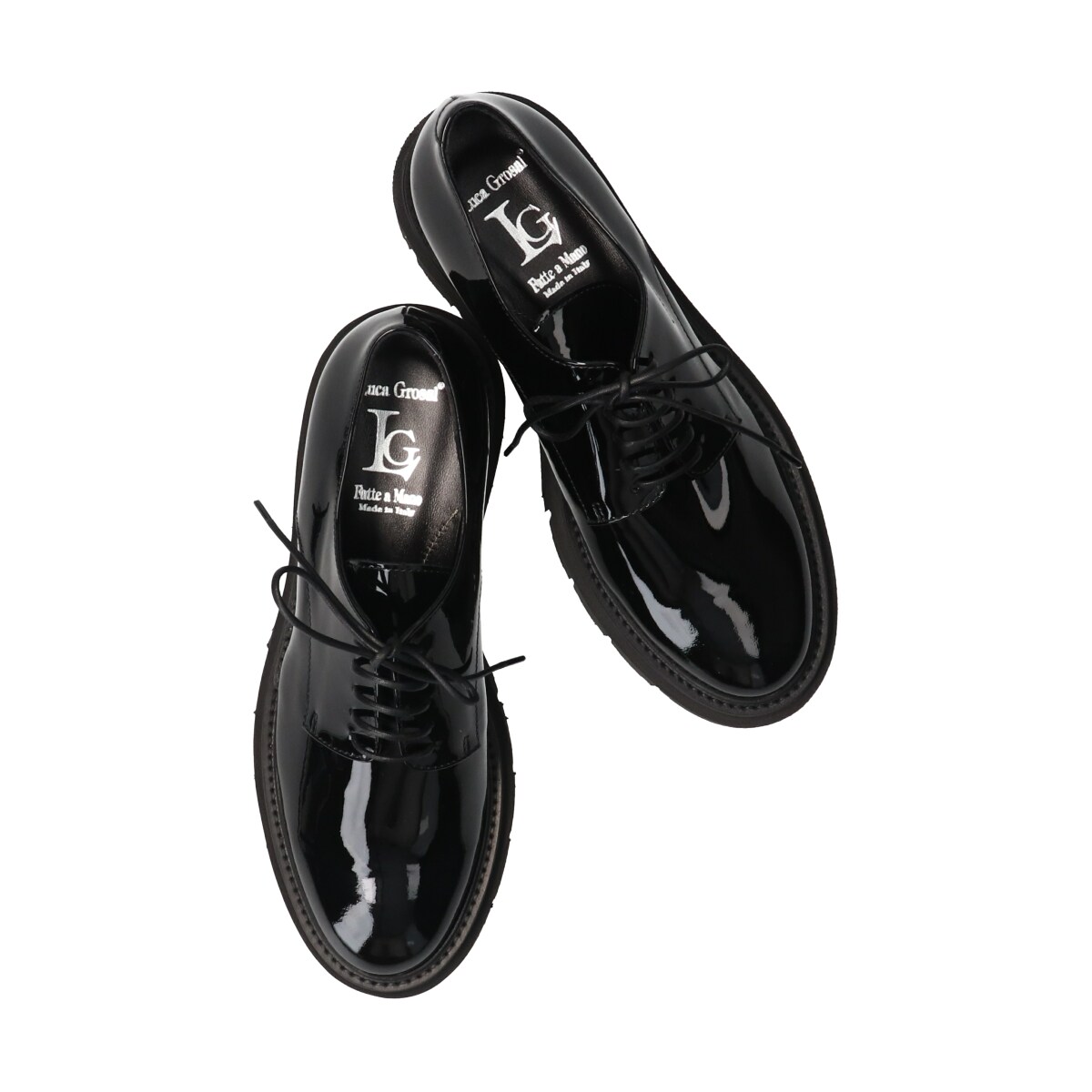 LUCA GROSSI◇3.8cmヒール◇タンクソールレースアップシューズ | ルカ