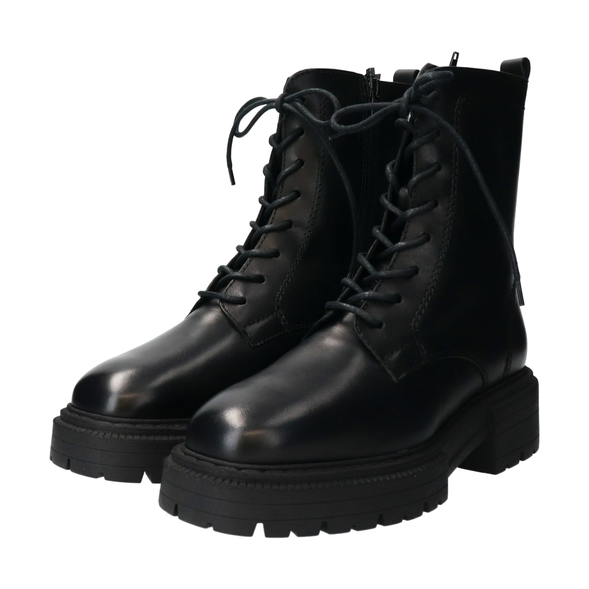 タマリス（TAMARIS）/Tamaris◆5cmヒール◆トラックソールレースアップミドルブーツ Tamaris◇5cmヒール◇トラックソールレースアップミドルブーツ