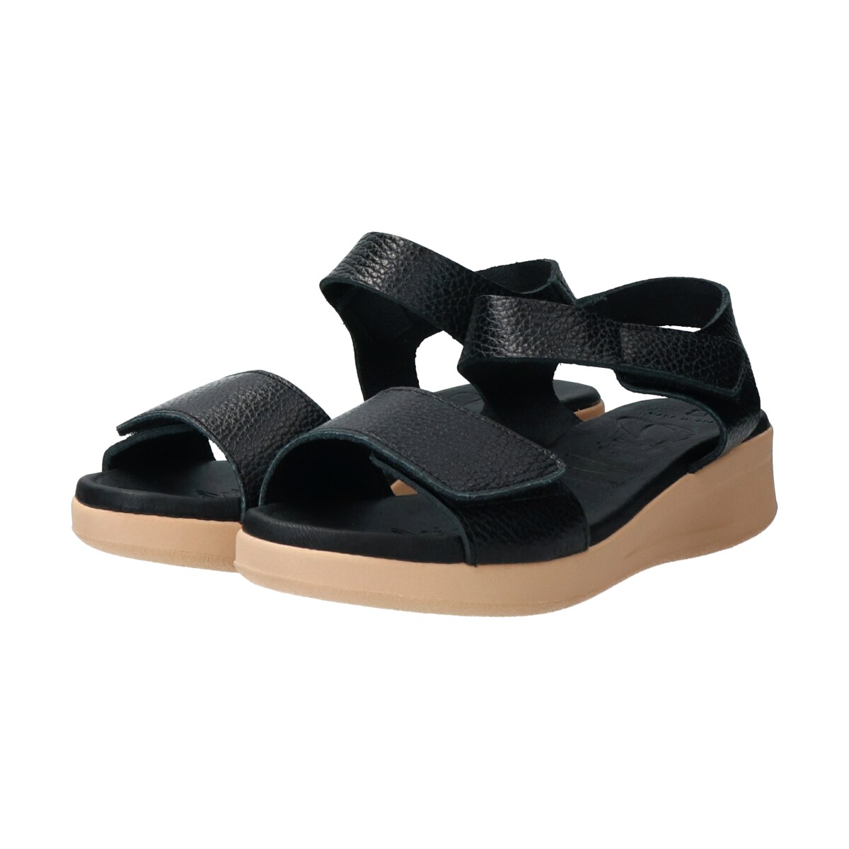 Oh my Sandals◇3cmヒール◇ベルクロローヒールサンダル | ブリジット 