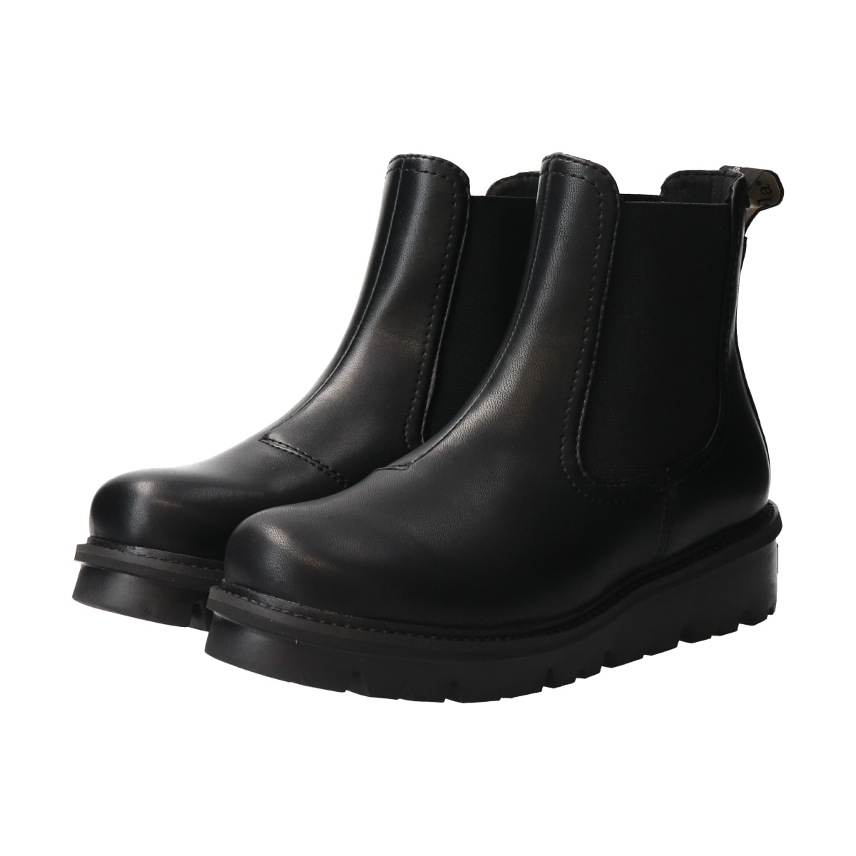 bussola ブソラ◇5cmヒール◇ライニングファー撥水スニーカーブーツ