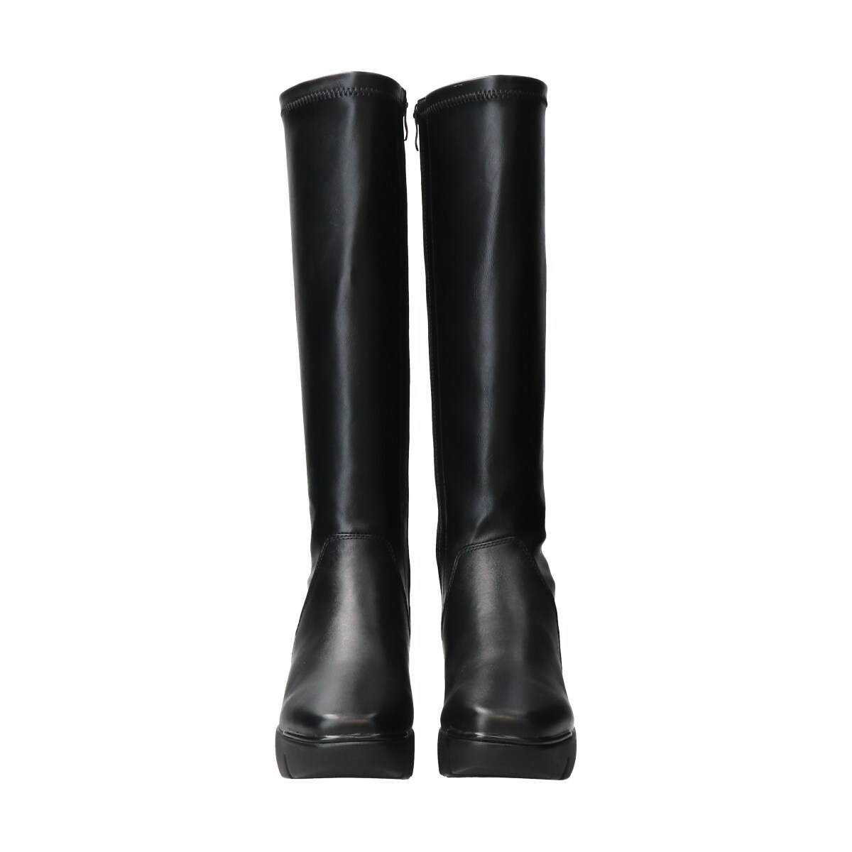 bussola ブソラ◇5.5cmヒール◇晴雨兼用アイスグリップロングブーツ