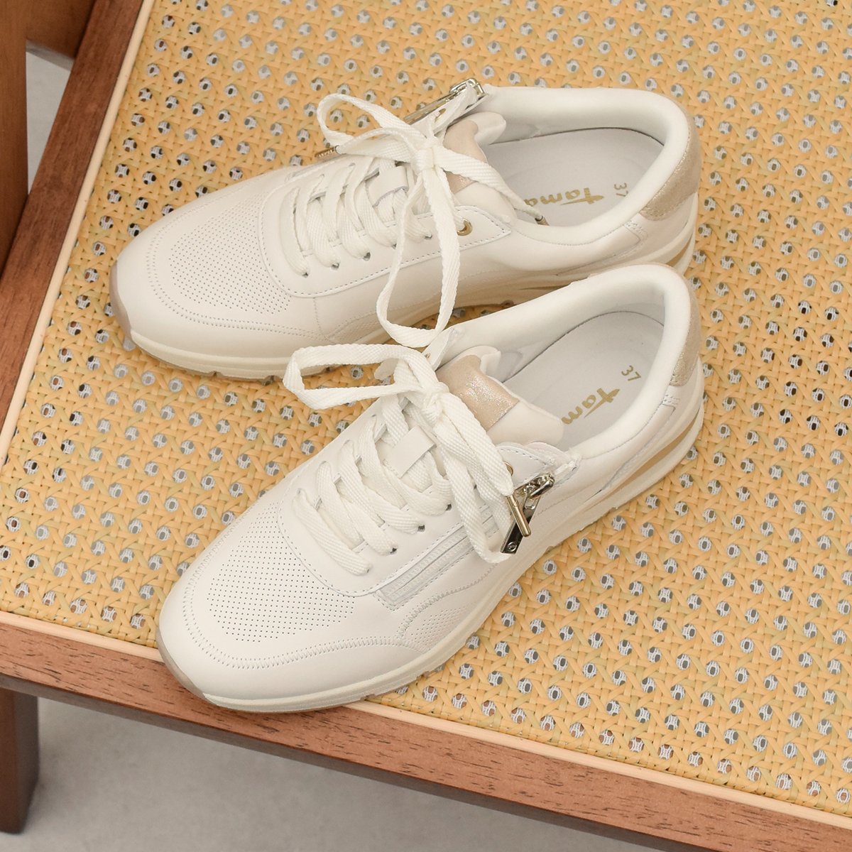 Tamaris◇5cmヒール◇サイドジップヒールアップスニーカー | タマリス