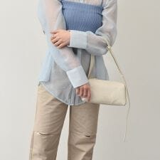 CHRISTIAN VILLA◆レザーショルダーワイドバッグ