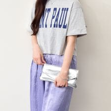 Andrea Cardone◆レザーワイドショルダーバッグ