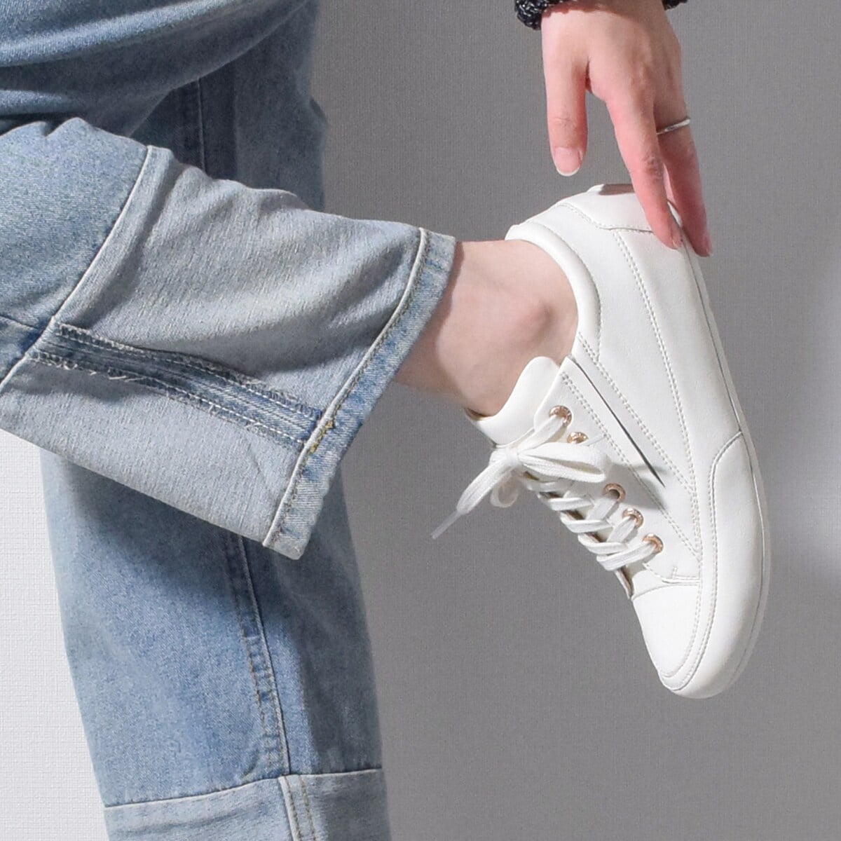 bussola ブソラ◇2.5cmヒール◇撥水レースアップスニーカー | ブソラ