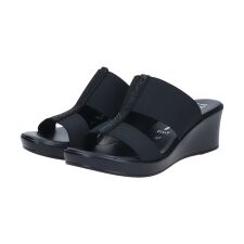 ブリジットバーキンセレクト(Bridget Birkin Select)のITALIAN SHOEMAKERS◆6cmヒール◆厚底ラインストーンエラスティックサンダル