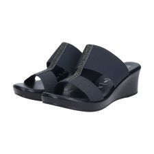 ブリジットバーキンセレクト(Bridget Birkin Select)のITALIAN SHOEMAKERS◆6cmヒール◆厚底ラインストーンエラスティックサンダル