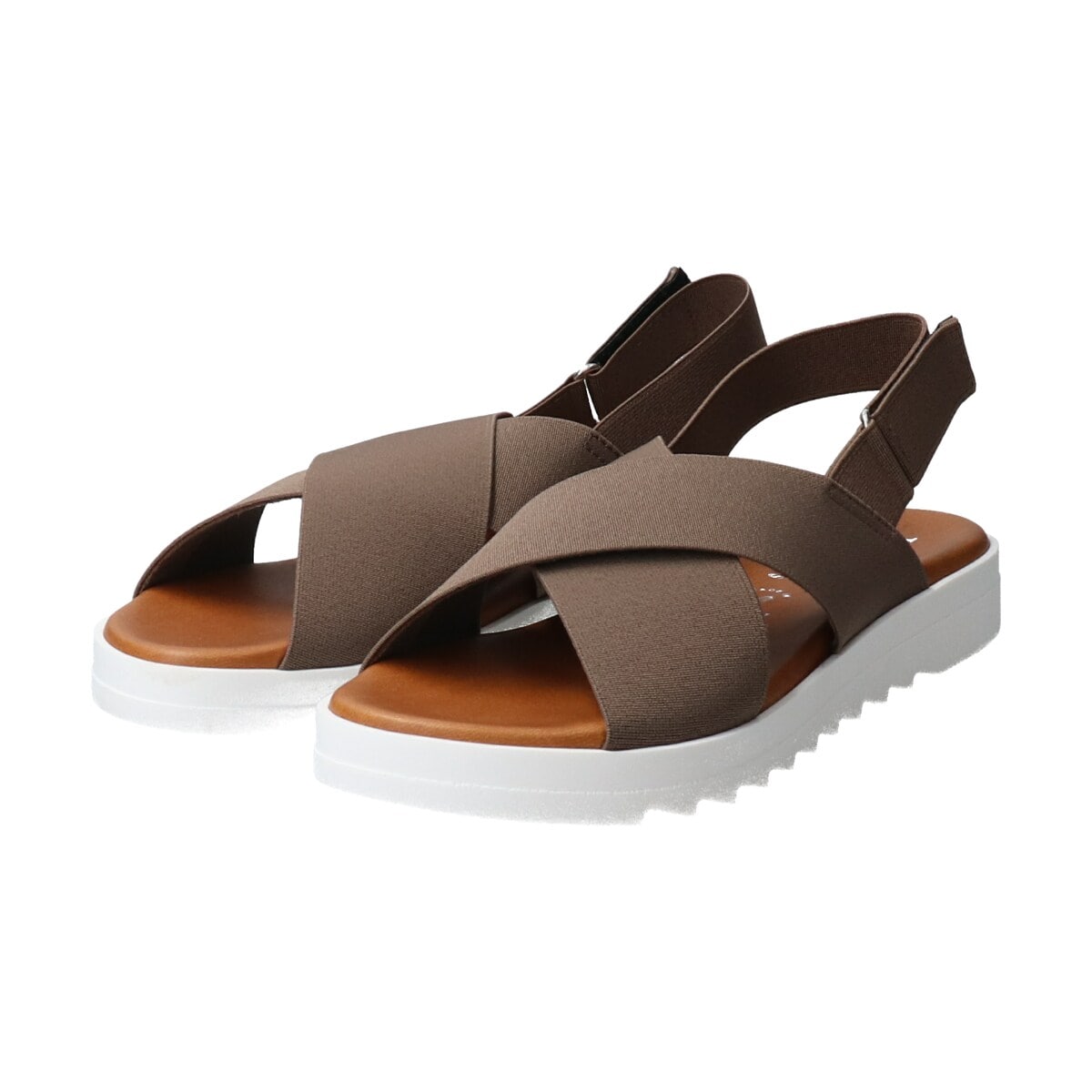 ITALIAN SHOEMAKERS◇7cmヒール◇ラインストーンリボン厚底