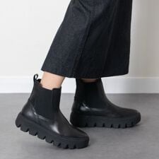 Tamaris◆4.5cmヒール◆厚底サイドゴアショートブーツ