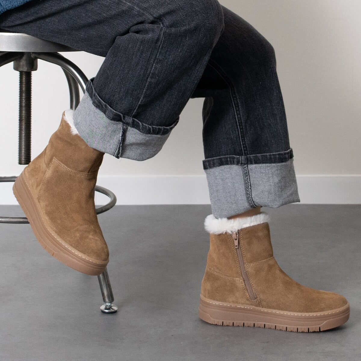 タマリス（TAMARIS）/Tamaris◆4cmヒール◆厚底インサイドジップショートブーツ Tamaris◇4cmヒール◇厚底インサイドジップショートブーツ | タマリス