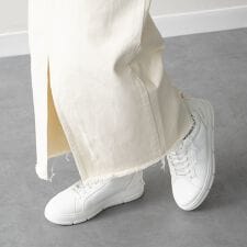 Tamaris◆4.5cmヒール◆厚底エラスティックレーススニーカー