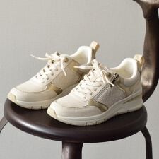 Tamaris◆5cmヒール◆サイドジップ5cmヒールスニーカー