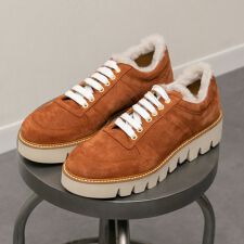 PASCUCCI◆3.5cmヒール◆厚底レースアップシューズ