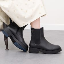 bussola◆4cmヒール◆晴雨兼用インサイドジップショートブーツ