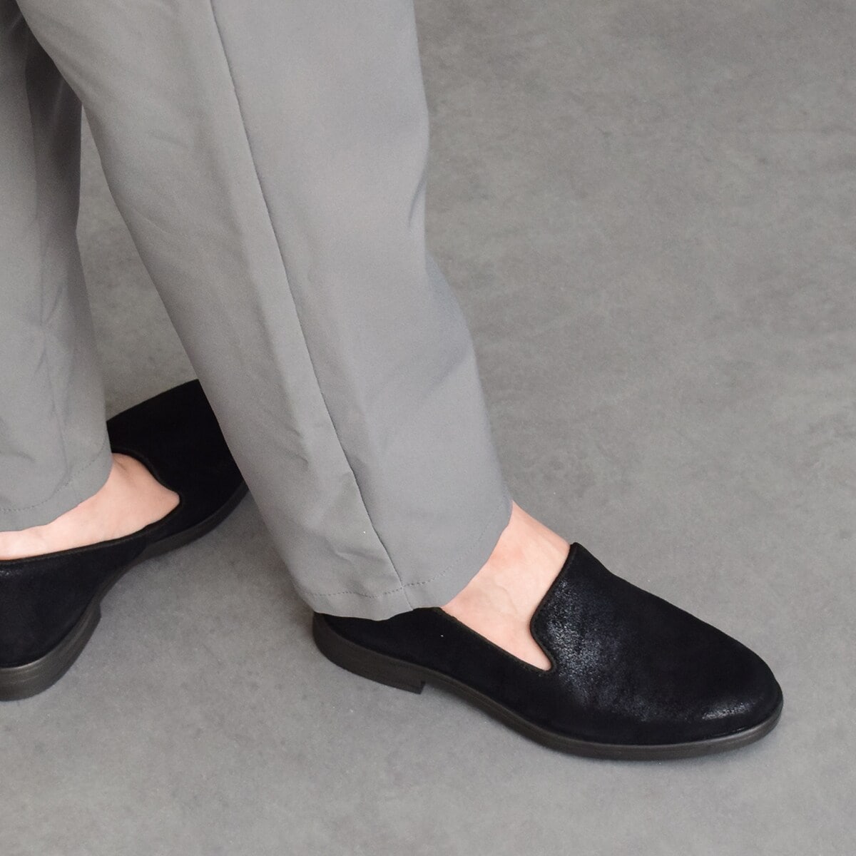 ブソラ（bussola）/bussola◆2．5cmヒール◆撥水フラットスリッポンシューズ bussola◇2.5cmヒール◇撥水フラットスリッポンシューズ | ブソラ