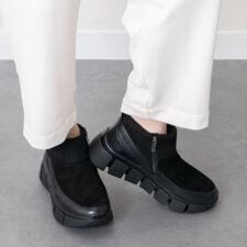 bussola◆5cmヒール◆撥水厚底ボアショートブーツ