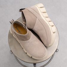 bussola◆5cmヒール◆撥水厚底ボアショートブーツ