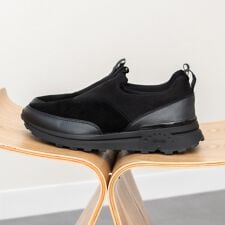 bussola◆4.5cmヒール◆撥水ストレッチスリッポンスニーカー