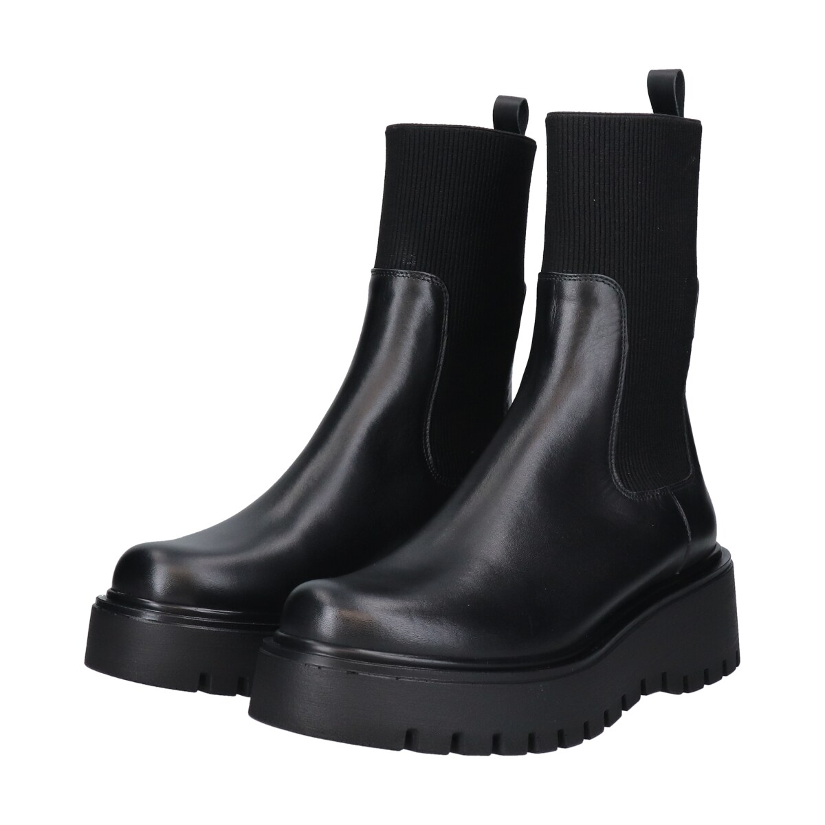 【CORSO ROMA 9】モールドソールリブニットショートブーツ　コルソローマ コルソローマ ノーヴェ CORSO ROMA 9 モールドソールリブニット