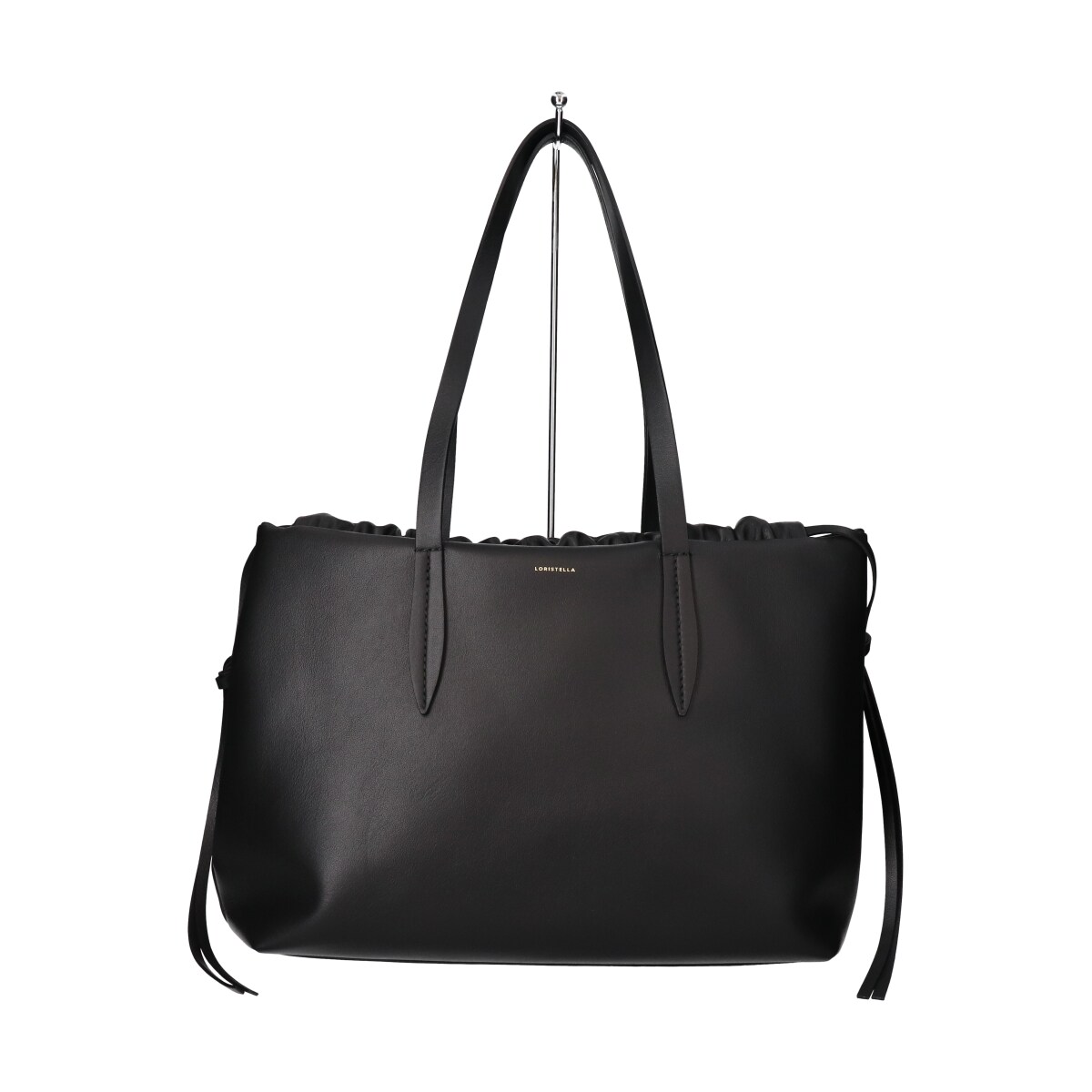 LORISTELLA ブラック レザーバッグ ロリステッラ LORISTELLA レザートートバッグ （Nero