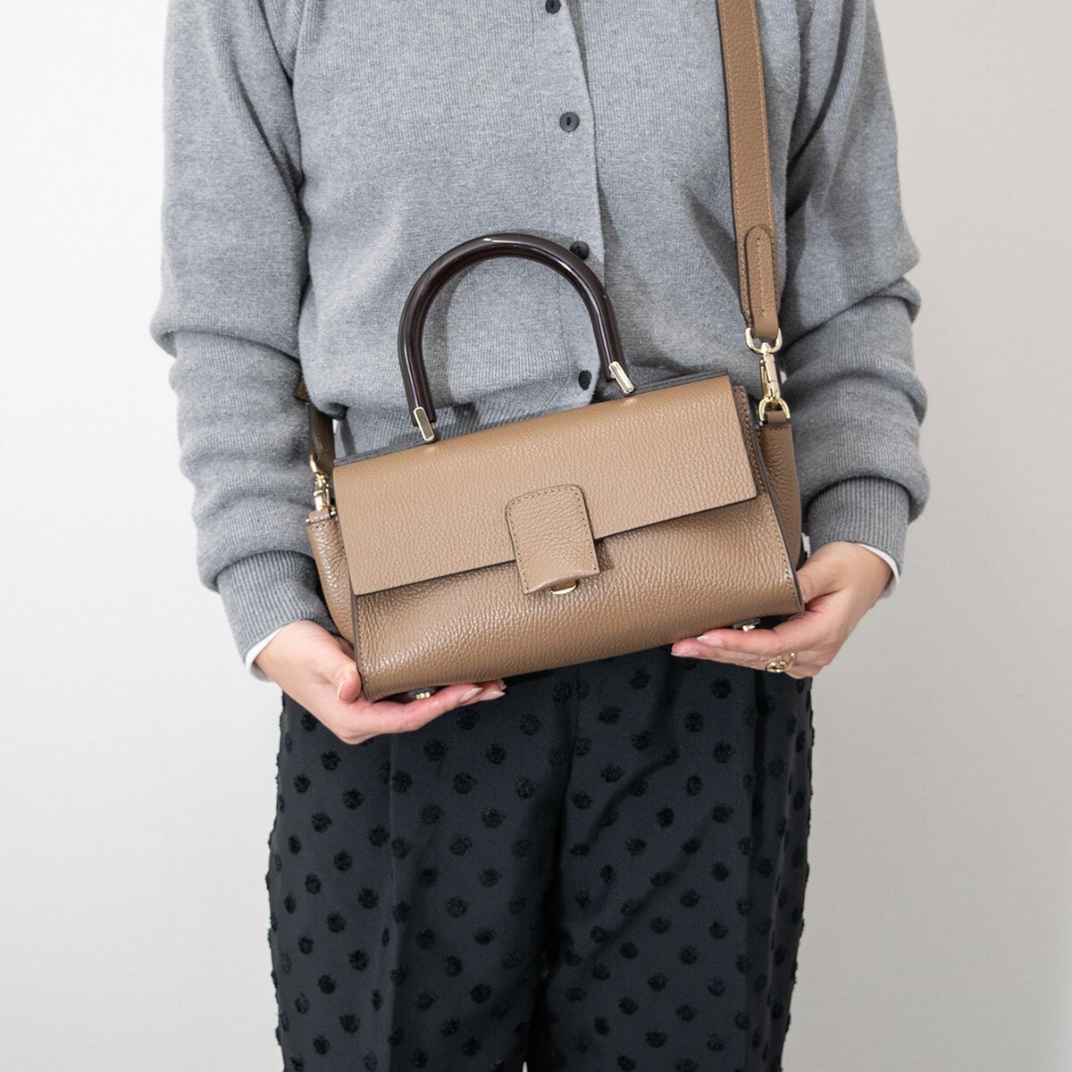 LORISTELLA◇シュリンクレザーミディアムサイズバッグ | ロリステッラ