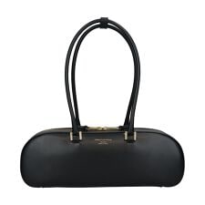 CHRISTIAN VILLA◆レザーワイドミディアムショルダーバッグ