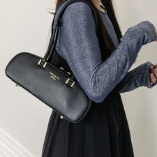 CHRISTIAN VILLA◆レザーワイドスモールショルダーバッグ