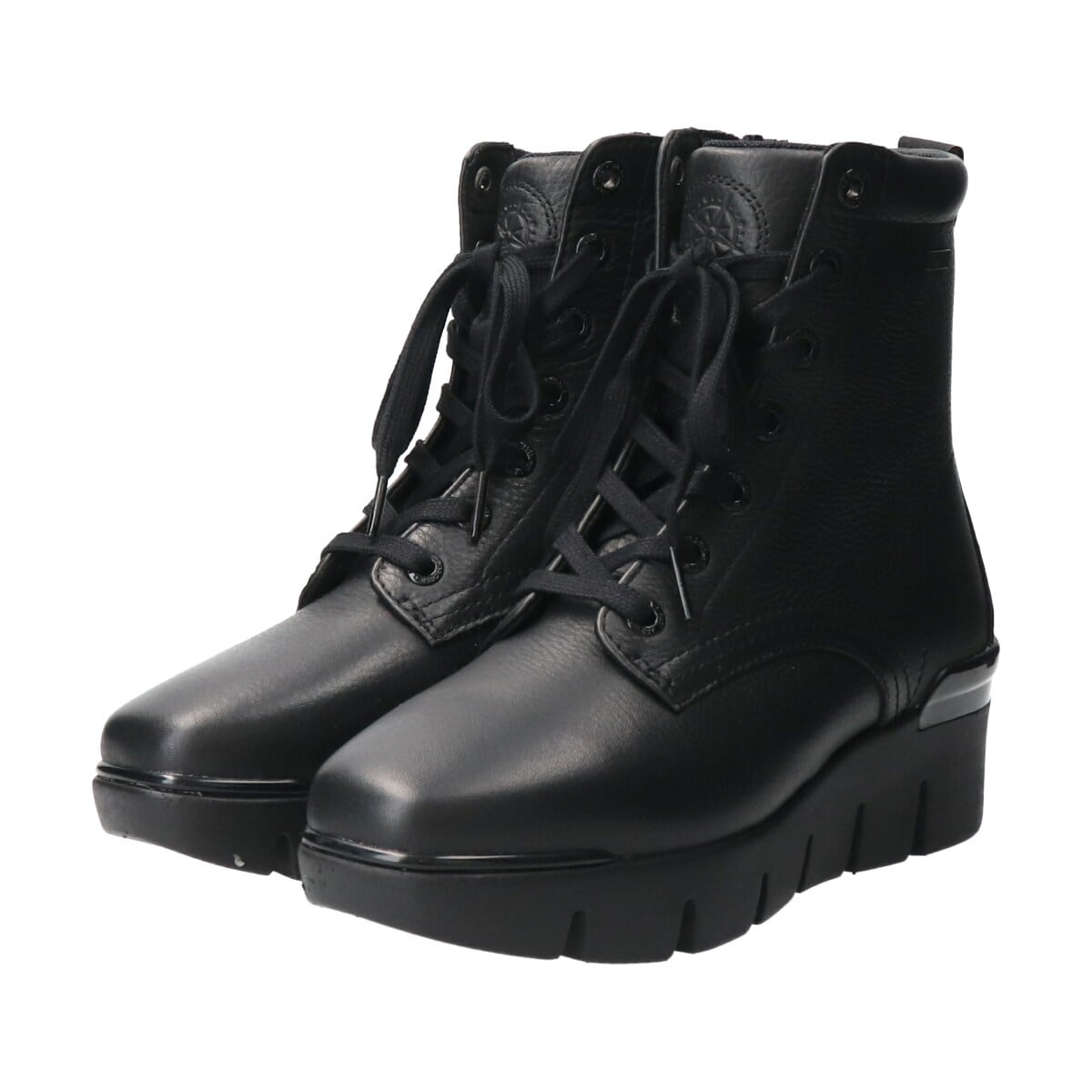 bussola◇4.5cmヒール◇晴雨兼用ストレッチスリッポンスニーカー