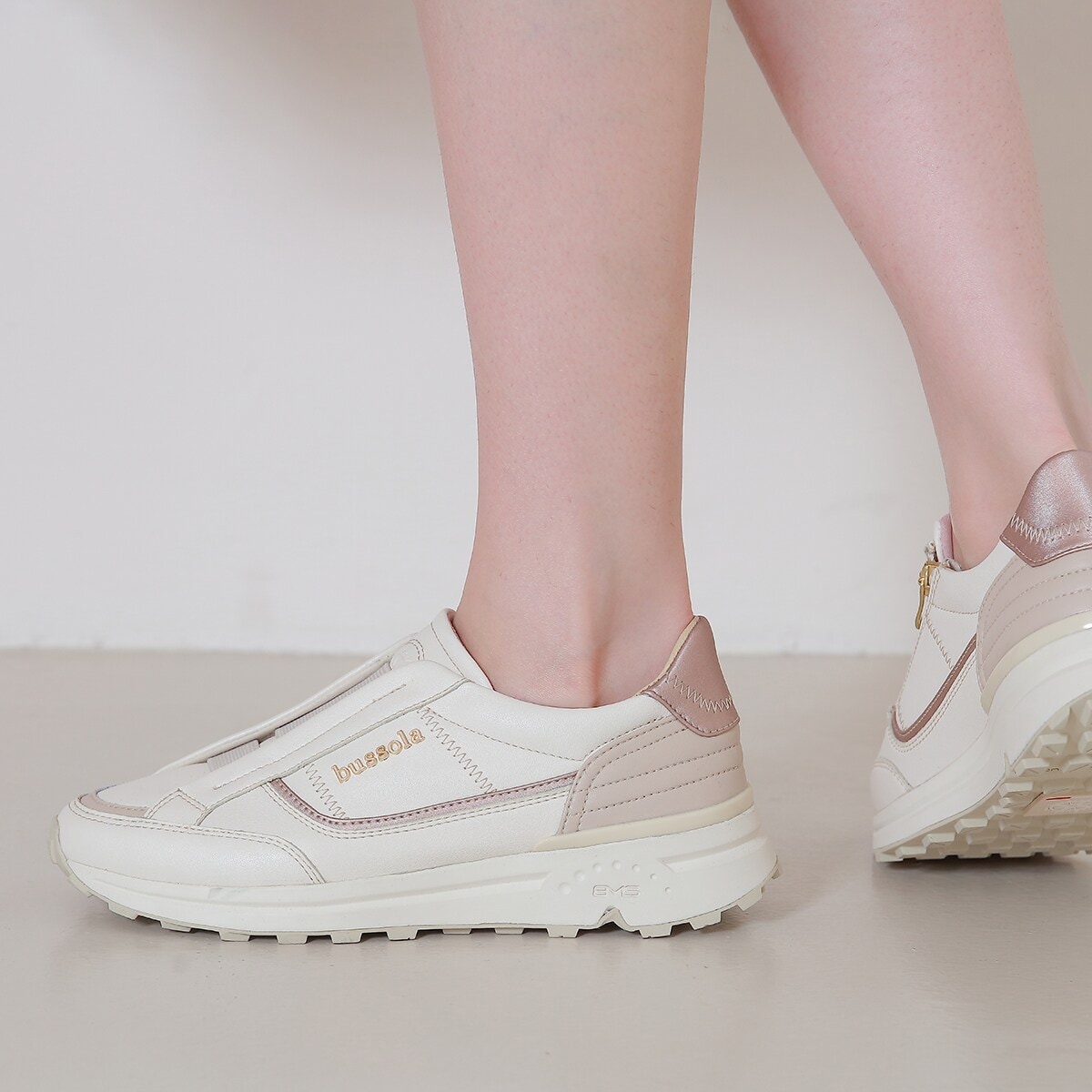 bussola ブソラ◇2.5cmヒール◇撥水レースアップスニーカー | ブソラ