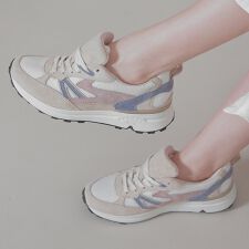 bussola ブソラ◆4.5cmヒール◆撥水コンビスニーカー