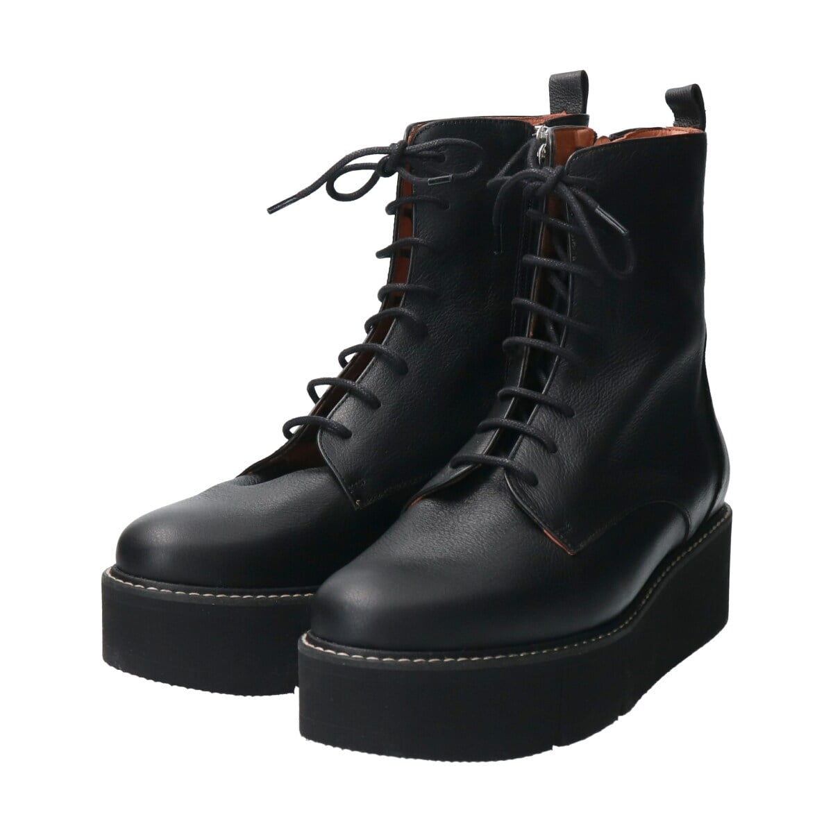 ANGEL ALARCON◇6.5cmヒール◇ラウンドトウベーシックショートブーツ