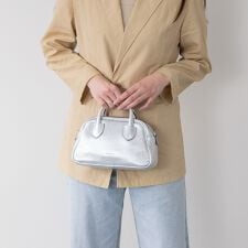 RIPANI◆ミニボストン・シルバー2WAYバッグ