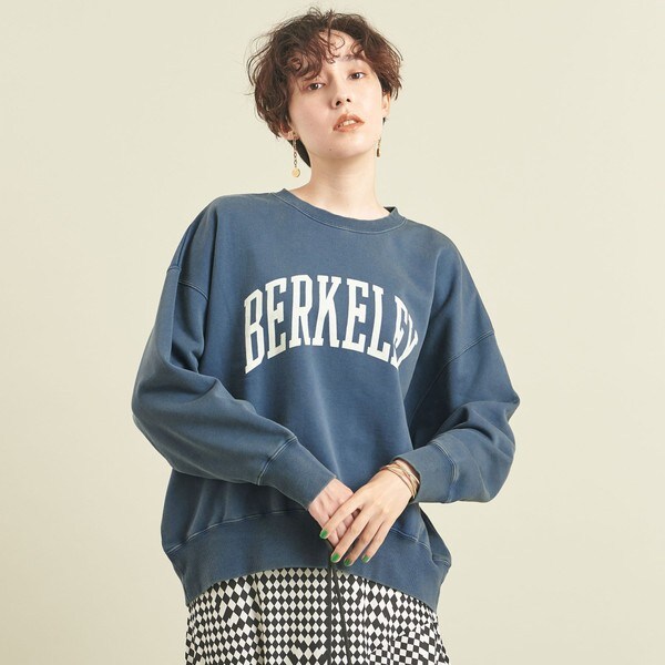 ビューティーユース　カレッジプリントスウェットプルオーバー BEAUTY&YOUTH UNITED ARROWS（ビューティーアンドユースユナイテッド