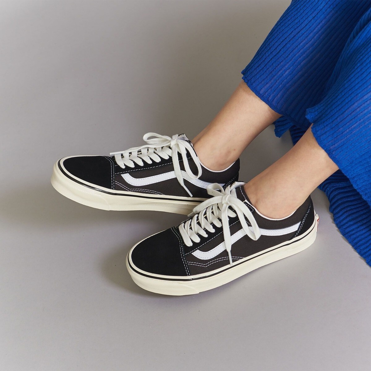 VANS バンズ オールドスクール スニーカー 厚底 ジーンズ 23.5cm