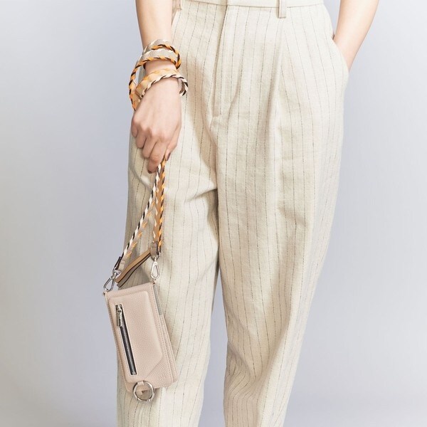 BEAUTY&amp;YOUTH UNITED ARROWS - 新品　ajew デザインカラーショルダーBLUE×BEIGE  ストラップ BEAUTY&YOUTH UNITED ARROWS - 新品 ajew デザインカラー