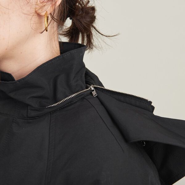 グログランフードライナー　マウンテンパーカー