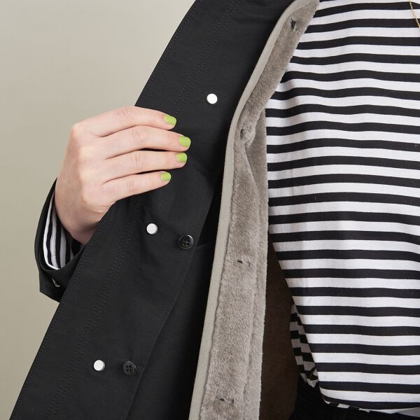 グログランフードライナー　マウンテンパーカー