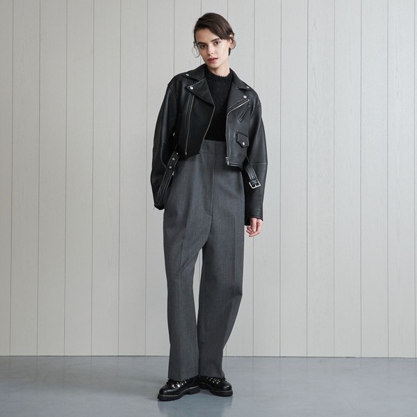 H＞GABA HIGH WAIST SUSPENDERS PANTS 38 - サロペット/オーバーオール